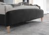 Otley Charcoal Fabric Bed Frame