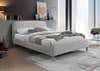 Otley Dove Grey Boucle Fabric Bed Frame