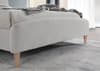 Otley Dove Grey Fabric Bed Frame