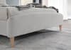 Otley Dove Grey Boucle Fabric Bed Frame
