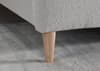 Otley Dove Grey Boucle Fabric Bed Frame