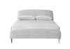 Otley Dove Grey Fabric Bed Frame