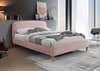 Otley Pink Boucle Fabric Bed Frame