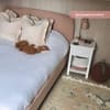 Otley Pink Boucle Fabric Bed Frame