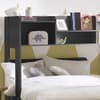 Owen Anthracite Wooden Mid Sleeper with Underbed - 3ft Single Top and 4ft Small Double Bottom