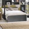 Owen Anthracite Wooden Mid Sleeper with Underbed - 3ft Single Top and 4ft Small Double Bottom