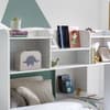 Owen White Wooden Mid Sleeper with Underbed