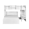 Owen White Wooden Mid Sleeper with Underbed