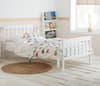 Oxford White Wooden Bed Frame