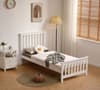 Oxford White Wooden Guest Bed with Trundle