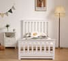 Oxford White Wooden Guest Bed with Trundle