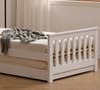 Oxford White Wooden Guest Bed with Trundle