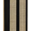 Padstow Black Rattan Wooden Wardrobe