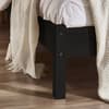 Padstow Black Rattan Wooden Bed