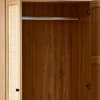 Padstow Oak Rattan Wooden Wardrobe