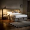 Paige Stone Grey Fabric Ottoman Storage Hotel Bed