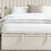 Paige White Ottoman Storage Hotel Bed