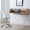 Palmer Oak and White Desk