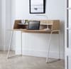 Palmer Oak and White Desk