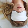 Panda Bamboo Eye Mask - Pure White