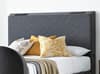 Paris Grey Fabric Ottoman Electric Media TV Bed