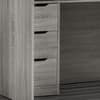 Pegasus Grey Oak Wooden High Sleeper