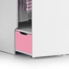 Pegasus Pink and White Wooden High Sleeper