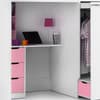 Pegasus Pink and White Wooden High Sleeper