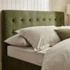 Peggy Olive Green Fabric Ottoman Storage Bed