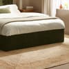 Peggy Olive Green Fabric Ottoman Storage Bed