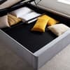 Percy Grey Velvet Ottoman Storage Bed