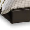 Phoenix Brown Faux Leather Ottoman Storage Bed