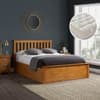 Phoenix Oak Ottoman Bed with Ortho Royale Mattress Included