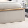 Phoenix Pearl Grey Wooden Ottoman Storage Bed