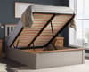 Phoenix Pearl Grey Wooden Ottoman Storage Bed