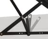 Phoenix Pearl Grey Wooden Ottoman Storage Bed