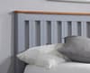 Phoenix Stone Grey Wooden Ottoman Storage Bed Frame Only - 4ft Small Double