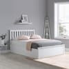 Phoenix White Wooden Ottoman Storage Bed