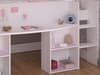 Pirouette White Wooden Storage Midsleeper