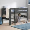 Pluto Anthracite Wooden Mid Sleeper