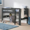 Pluto Anthracite Wooden Mid Sleeper