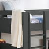 Pluto Anthracite Wooden Mid Sleeper