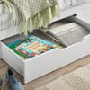 Polaris White Wooden Storage Bunk Bed