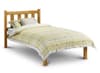 Poppy Antique Solid Pine Wooden Bed Frame - 4ft6 Double