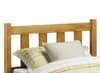 Poppy Antique Solid Pine Wooden Bed Frame - 4ft6 Double