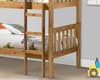 Portland Pine Wooden Bunk Bed