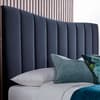 Prince Dark Grey Velvet Ottoman Storage TV Bed with Speakers