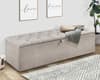 Ravello Mink Fabric Blanket Box