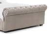 Ravello Mink Fabric 2 Drawer Storage Bed