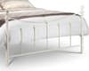 Rebecca Stone White Metal Bed